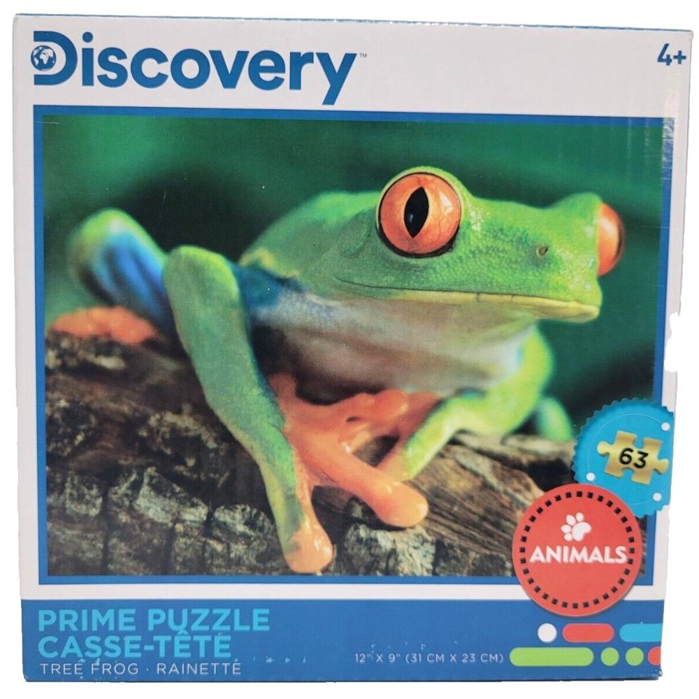 Discovery Tree Frog 63 Piece Puzzle